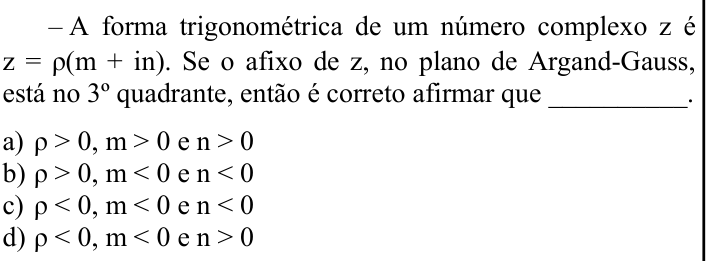 Questão 54 no caderno CFS 2 da EEAR 2023