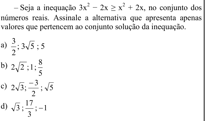 Questão 58 no caderno CFS 2 da EEAR 2023