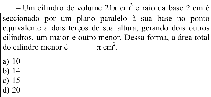 Questão 59 no caderno CFS 2 da EEAR 2023