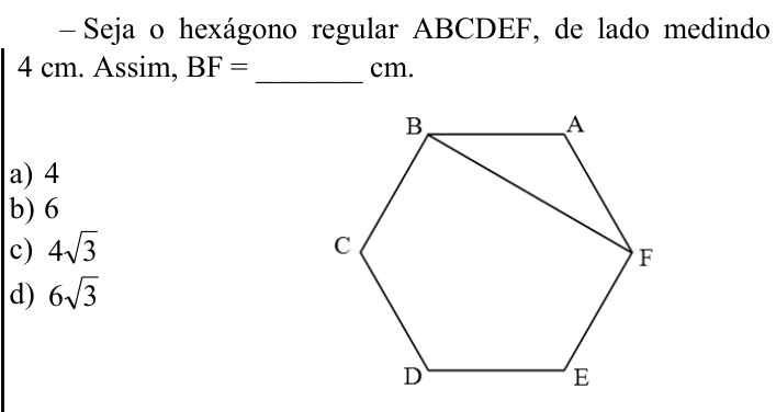 Questão 61 no caderno CFS 2 da EEAR 2023