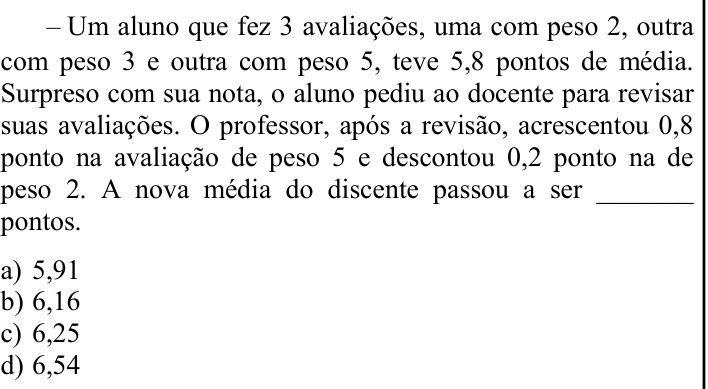 Questão 67 no caderno CFS 2 da EEAR 2023