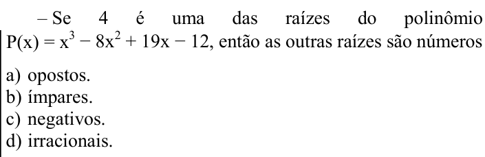 Questão 70 no caderno CFS 2 da EEAR 2023