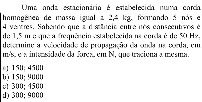 Questão 76 no caderno CFS 2 da EEAR 2023