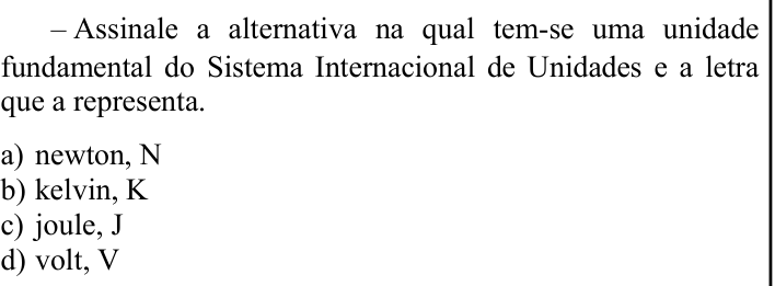 Questão 80 no caderno CFS 2 da EEAR 2023