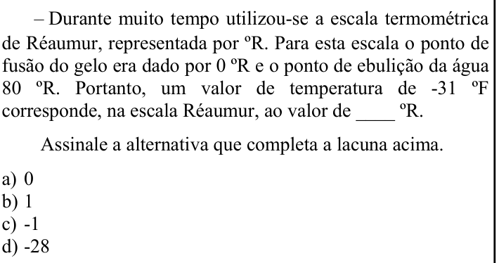 Questão 85 no caderno CFS 2 da EEAR 2023
