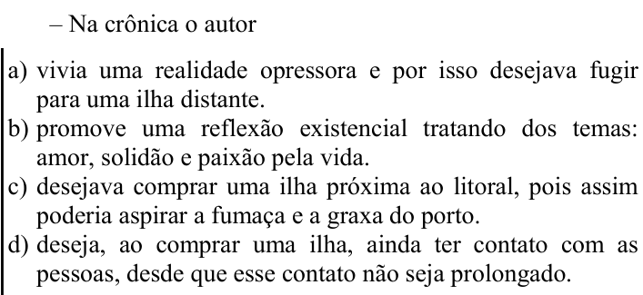 Questão 1 no caderno CFS 1 da EEAR 2024