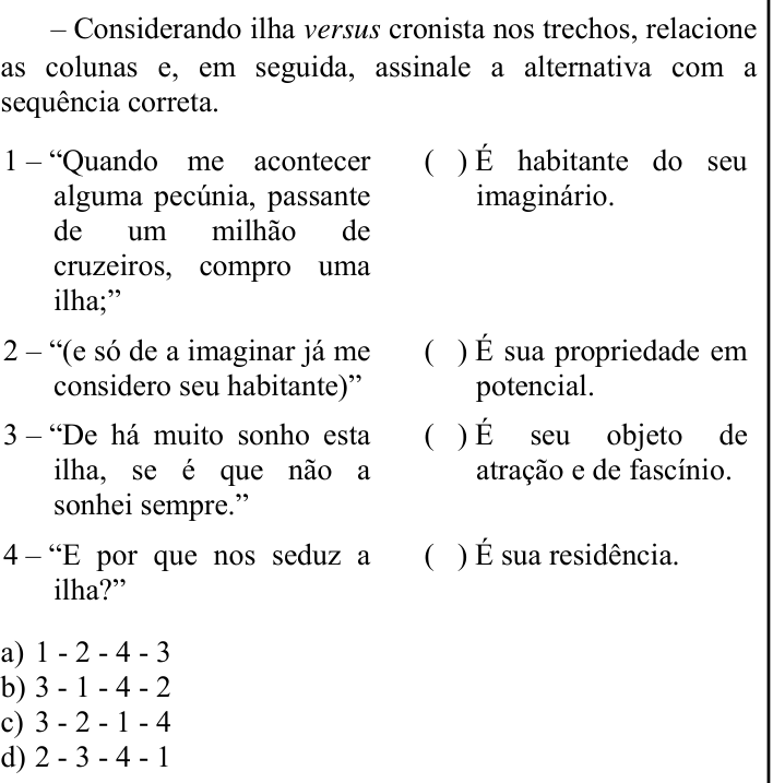 Questão 2 no caderno CFS 1 da EEAR 2024