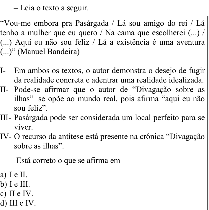 Questão 4 no caderno CFS 1 da EEAR 2024