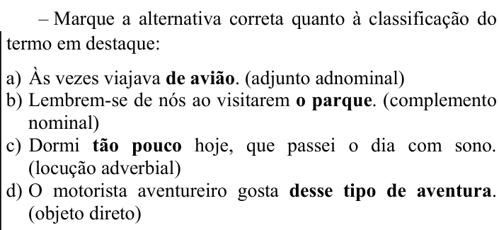 Questão 5 no caderno CFS 1 da EEAR 2024
