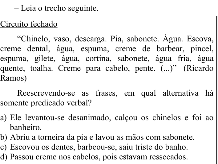 Questão 17 no caderno CFS 1 da EEAR 2024