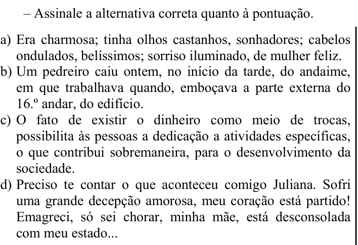 Questão 19 no caderno CFS 1 da EEAR 2024