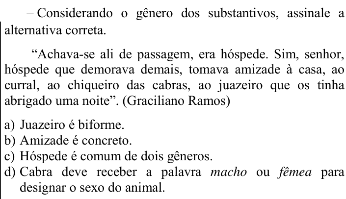 Questão 21 no caderno CFS 1 da EEAR 2024