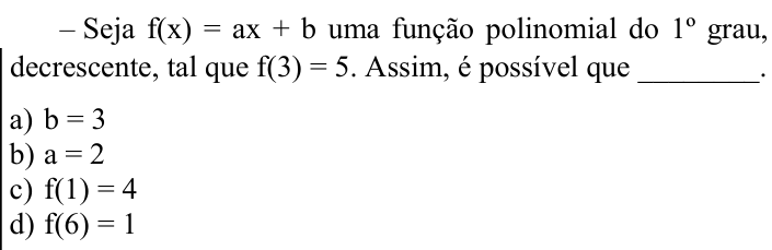 Questão 49 no caderno CFS 1 da EEAR 2024