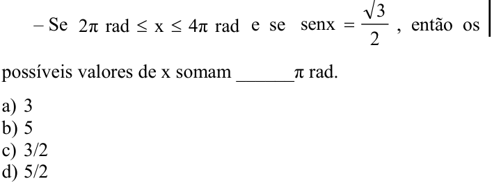 Questão 53 no caderno CFS 1 da EEAR 2024