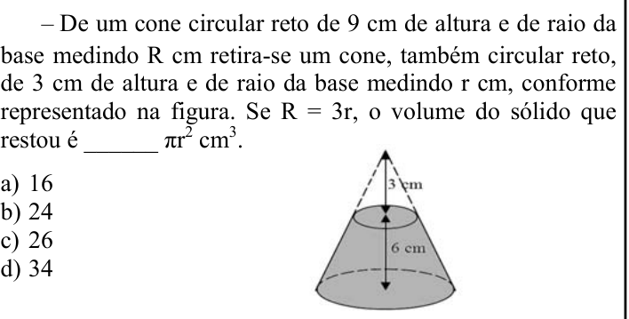 Questão 64 no caderno CFS 1 da EEAR 2024