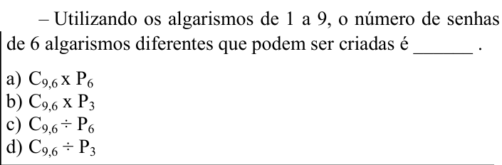 Questão 72 no caderno CFS 1 da EEAR 2024