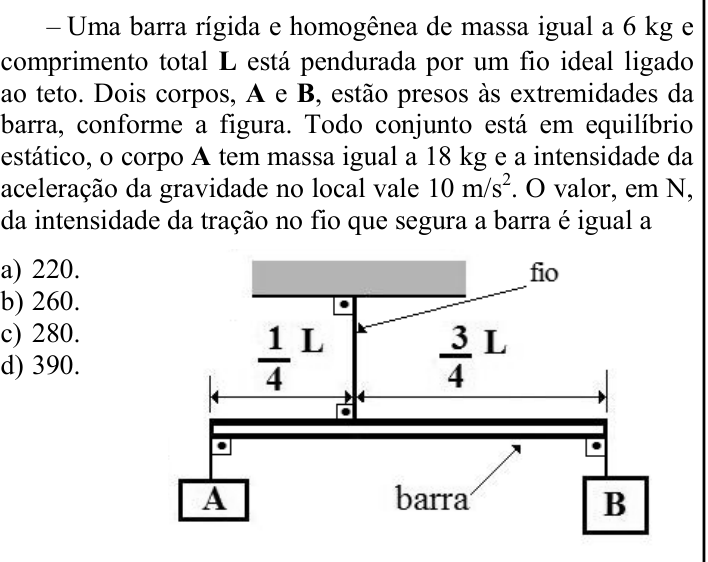 Questão 80 no caderno CFS 1 da EEAR 2024