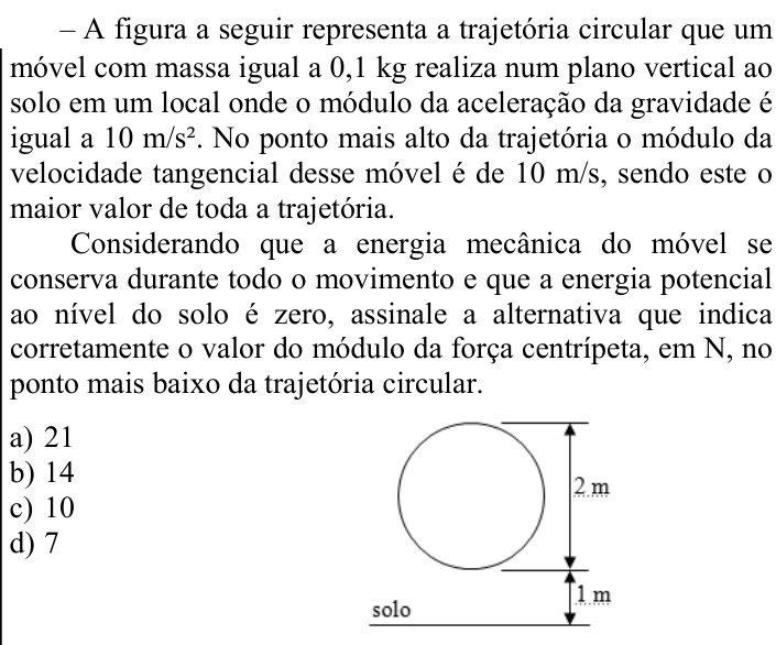 Questão 82 no caderno CFS 1 da EEAR 2024