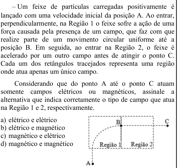 Questão 85 no caderno CFS 1 da EEAR 2024