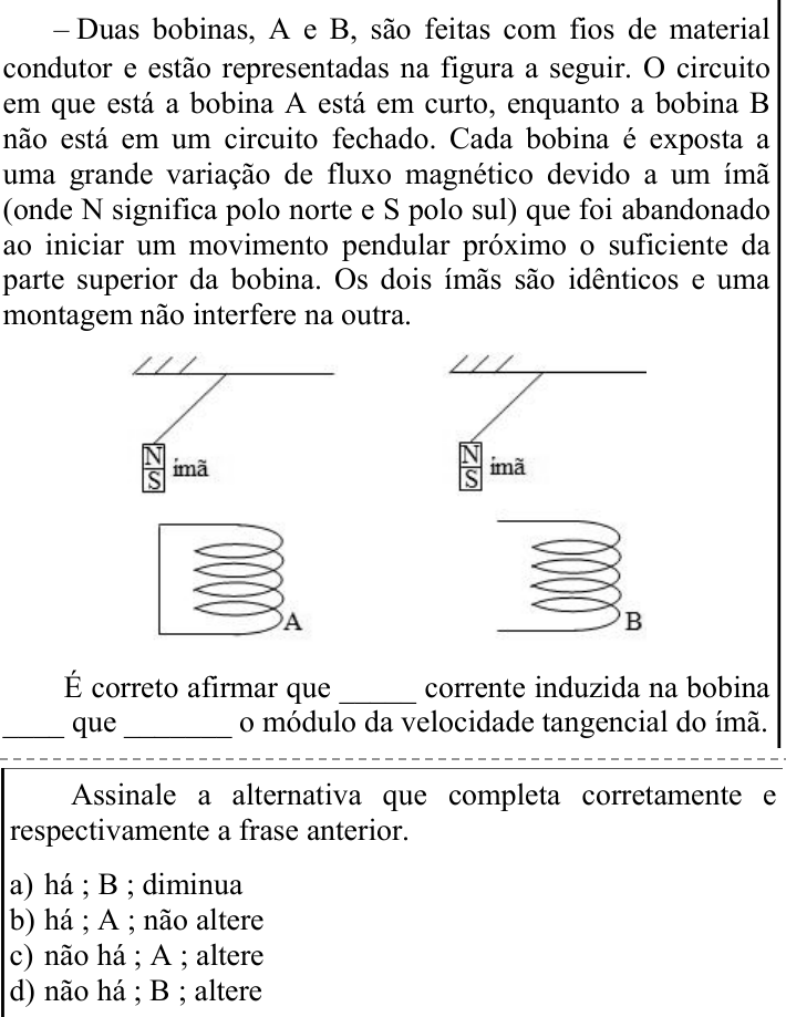 Questão 87 no caderno CFS 1 da EEAR 2024