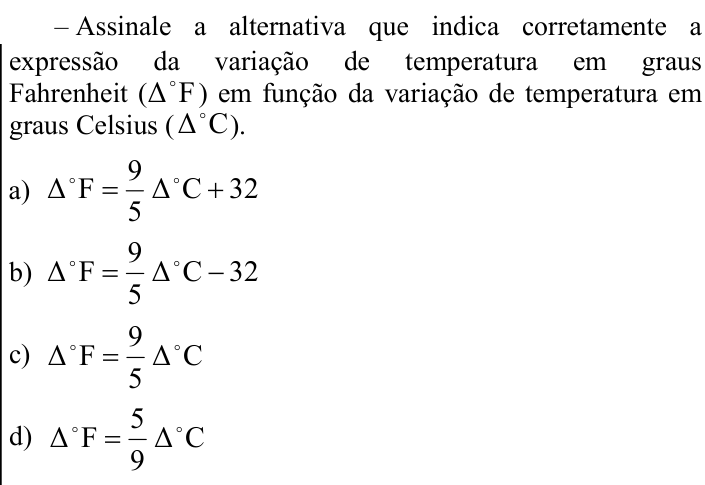 Questão 94 no caderno CFS 1 da EEAR 2024