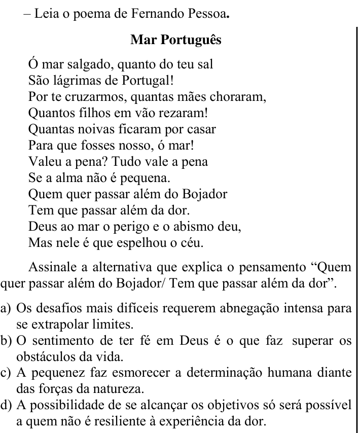 Questão 5 no caderno CFS 2 da EEAR 2024