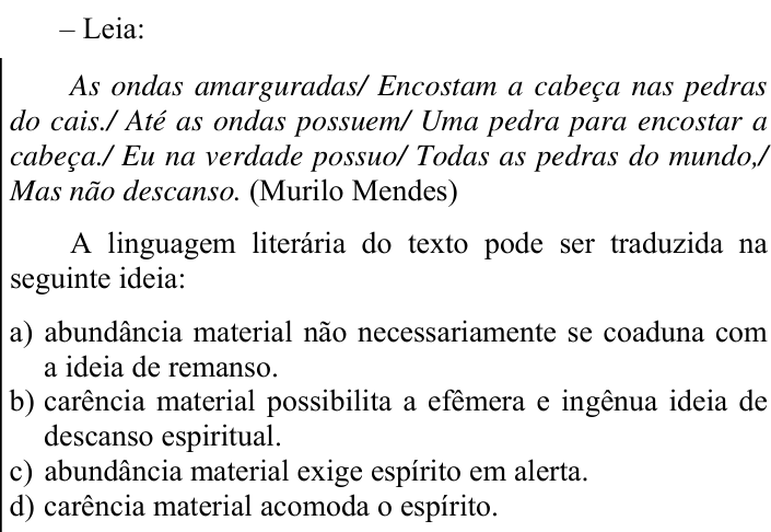 Questão 9 no caderno CFS 2 da EEAR 2024
