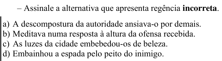Questão 19 no caderno CFS 2 da EEAR 2024