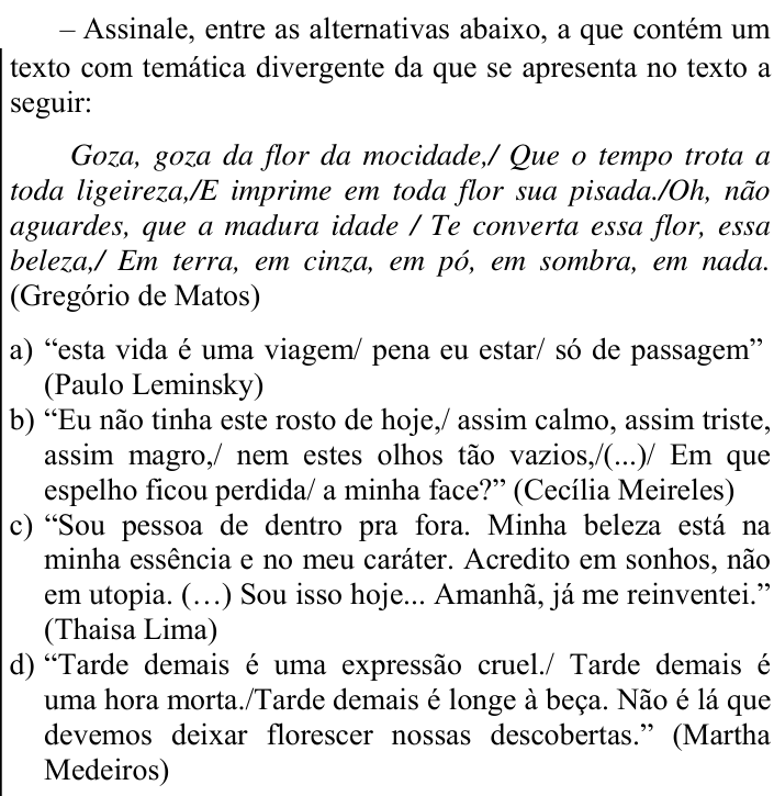 Questão 23 no caderno CFS 2 da EEAR 2024