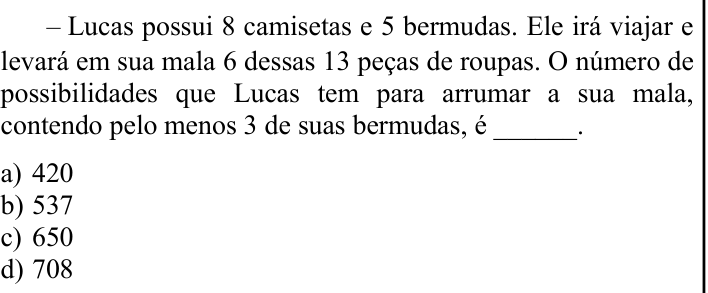 Questão 52 no caderno CFS 2 da EEAR 2024