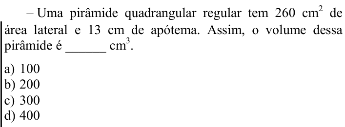 Questão 61 no caderno CFS 2 da EEAR 2024
