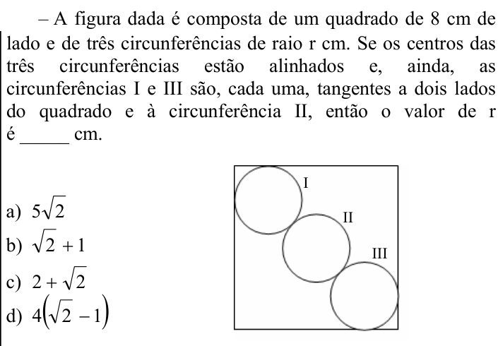 Questão 72 no caderno CFS 2 da EEAR 2024