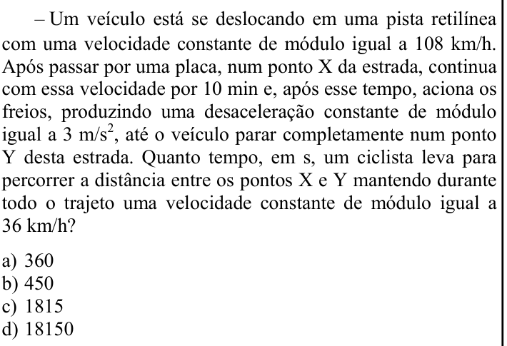 Questão 73 no caderno CFS 2 da EEAR 2024