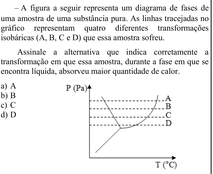 Questão 82 no caderno CFS 2 da EEAR 2024