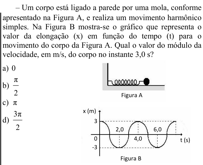 Questão 86 no caderno CFS 2 da EEAR 2024