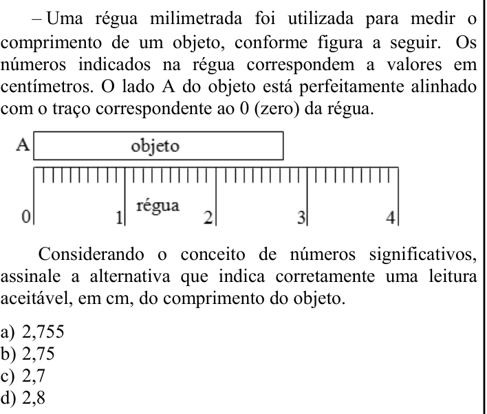 Questão 88 no caderno CFS 2 da EEAR 2024