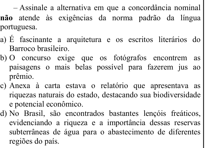 Questão 6 no caderno CFS 1 da EEAR 2025
