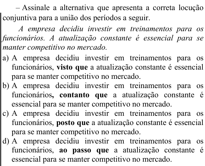 Questão 16 no caderno CFS 1 da EEAR 2025