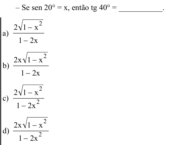 Questão 25 no caderno CFS 1 da EEAR 2025