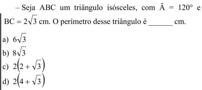 Questão 27 no caderno CFS 1 da EEAR 2025
