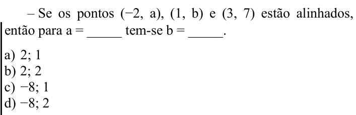 Questão 28 no caderno CFS 1 da EEAR 2025