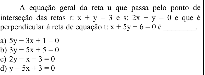 Questão 48 no caderno CFS 1 da EEAR 2025