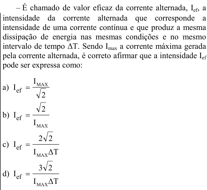 Questão 50 no caderno CFS 1 da EEAR 2025
