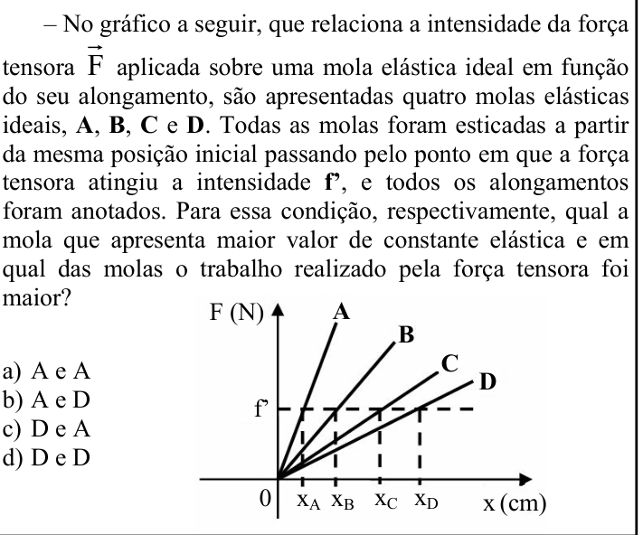 Questão 54 no caderno CFS 1 da EEAR 2025