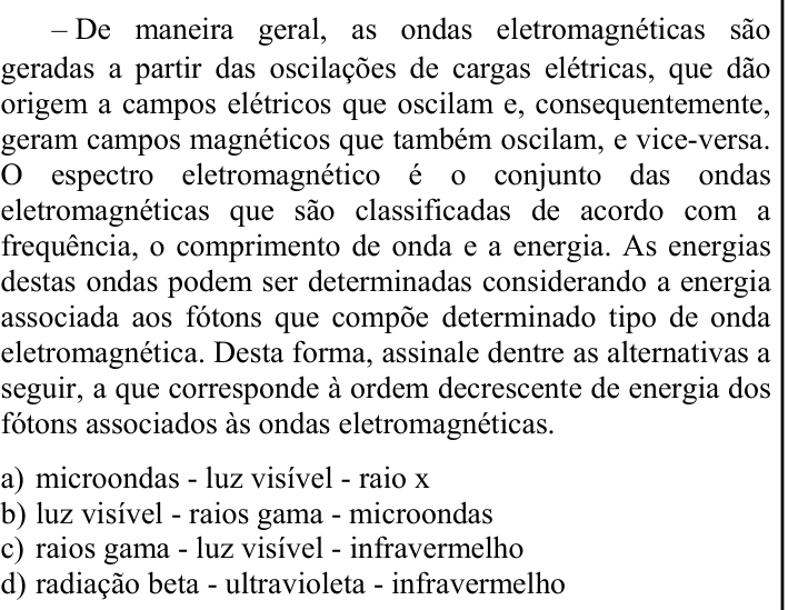 Questão 72 no caderno CFS 1 da EEAR 2025