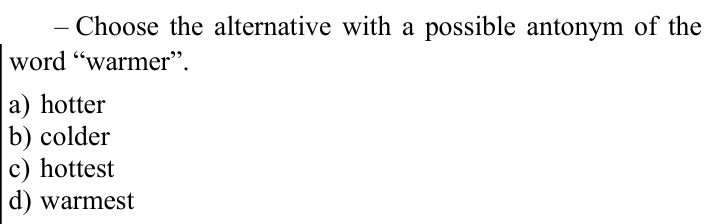 Questão 73 no caderno CFS 1 da EEAR 2025