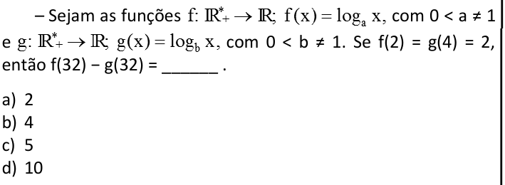 Questão 39 no caderno CFS 2 da EEAR 2025