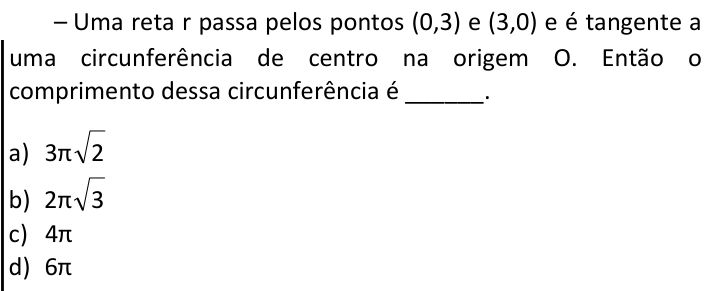 Questão 40 no caderno CFS 2 da EEAR 2025