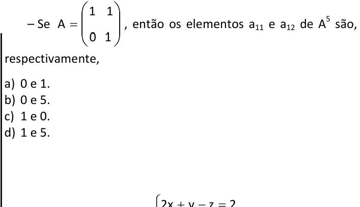 Questão 41 no caderno CFS 2 da EEAR 2025