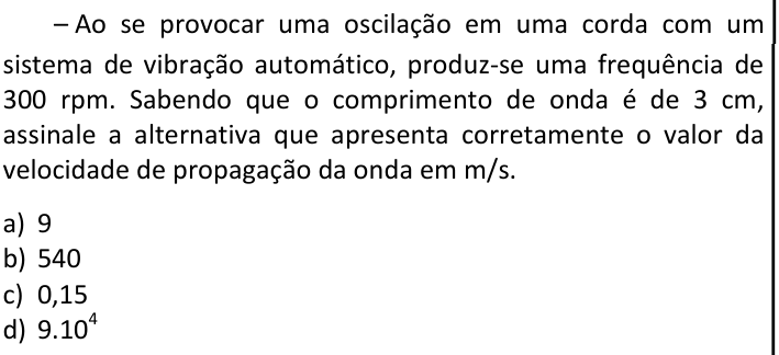 Questão 65 no caderno CFS 2 da EEAR 2025